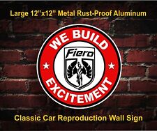 Pontiac Fiero GT Garage, Den, Office, RUST-PROOF Metal Wall Sign picture
