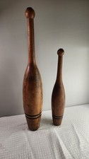 Antique Vintage Wood Indian Clubs 22