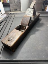 Antique 16” Wooden Jack Plane Moulson Brothers Warranted Cast Steel Iron picture
