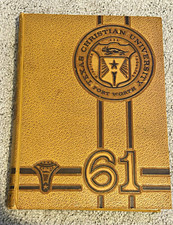1961 TCU Horned Frog Yearbook Texas Christian University Vol 57 Bob Lilly HOF picture
