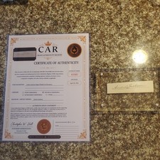 Andrew Jackson Signed / Autographed Cut Document w/ LOA picture