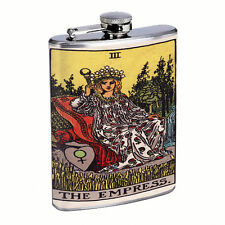 Tarot Cards D4 Flask 8oz Stainless Steel Hip Drinking III The Empress picture