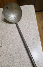 Antique 19th C. Primitive Water Dipper Ladle - Hand-Forged picture