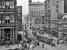 1912 MAIN STREET SCENE, CINCINNATI OHIO - PHOTO  (159-C) picture