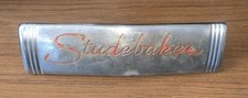 1939 Studebaker Pick-Up Front Bumper Mounted Name Plate picture
