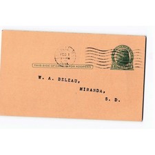 Vintage 1924 Lakeville Creamery Co MN Advertising Postcard 1c Jefferson Stamp VG picture