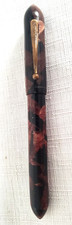 1930s Vintage Cavalier Lever Fill Fountain Pen Celluloid Barrel/Feed View Shown picture