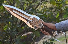22 Inch  Handmade Hutting knife Hand-forged with cover picture