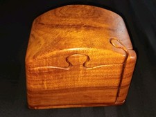Vintage Fred & Marilyn Buss  Enclosed Split-Level 9 Piece Wood Puzzle Box  picture