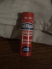 Vintage 1960s–1970s Eveready Energizer No. 1015 Batteries.Union Carbide.Lot of 8 picture