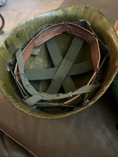 Vintage Vietnam War US Army Military Helmet Liner cover picture