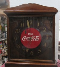 Vintage Drink Coca Cola square Wood clock Selecto  Wood Frame picture