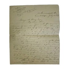 Joel P Bishop ALS 1897 Cambridge MA Samuel Sewall Memoir Legal Scholar picture
