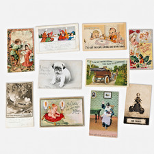 Lot of 20 Vintage Postcards  1910-1920 -  Christmas - New Year - Easter - Misc picture