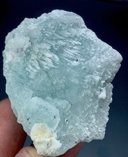 72 Gram Rare Cat’s Eye Aquamarine Crystal Specimen From Pakistan. picture