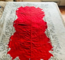 Vintage Vibrant 1960s Christmas Tablecloth 79