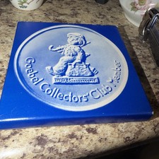 Goebel Collectors' Club Member 1980 Plaque RARE picture