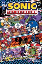 💫💥 SONIC THE HEDGEHOG #1 5TH ANNIVERSARY 1:50 RI VARIANT C JONATHAN GRAY IDW picture