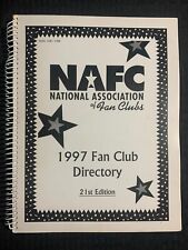 1997 NAFC NATIONAL ASSOCIATION OF FAN CLUBS 190pg Directory FN 6.0 21st Ed. picture