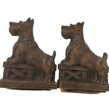 Scottie Terrier Scotty Dog Statue Book Ends 1940’s/1950’s picture