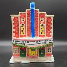 Vtg 1993 Palace Theatre It Happened One Christmas Village Building Lighted picture