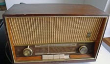RARE GRUNDIG TYPE 96 VINTAGE TUBE RADIO FM AM WEST GERMANY PLAYS picture