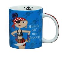 Cape Shore Hands Off My Booty Blue Coffee or Tea Mug 13 Ounces picture