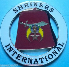 Shriners International  Masonic Cut Out Car Emblem picture
