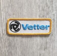 Vintage Vetter Motorcycle Fairings Luggage Accessories Logo Embroidered Patch picture