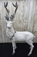 Large White Majestic Christmas Reindeer 16.5