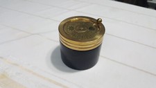 vtg nautical Brass & marble 40 Year Calender Compass, International Time etc,etc picture