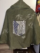 Attack on Titan Signed ENG VA Survey Corps Cloak Universal Studio Japan Limited picture