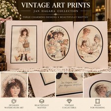 Lot of 5 Jan Hagara Signed Numbered Limited Edition Lithographs 3 COAs Vintage picture
