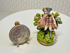 Dollhouse Miniature KAY LEWIS Staffordshire Gentleman Shelf Decor 1:12 picture