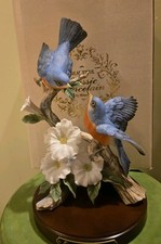 HOMCO Home Interiors Masterpiece Porcelain Spring Songbird Bird Figurine picture