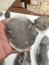 High Quality NON-Heat Treated Georgetown Blue Flint Spalls 7 lbs/16 Pcs. 3”-6”  picture