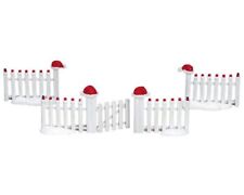 Lemax Village Collection 'Peppermint Pickets' - NIP - Set of 4 picture