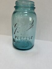 Vintage Blue Ball Perfect Mason Quart Jar picture