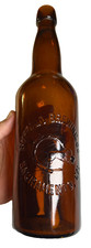 Antique Buffalo Brewing Sacramento California Pictorial Blob Top Blobtop Bottle picture