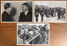 3 German Cigarette Cards Deutschland Erwacht 1933 No. 99, 132, 149 Pre WW2 CLEAN picture