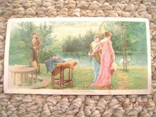1892 antique NEWSBOY PLUG TOBACCO picture giveaway picture