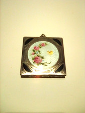 Woman’s vintage Guilloche Enamel  compact picture