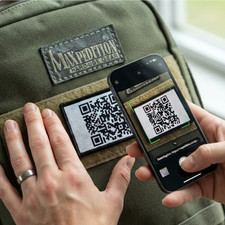 Rick Roll QR Code Funny Morale Patch 2x3