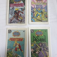 Super Powers Mini Comics Kenner Lot Of 4 Vintage DC 1984 #13,15,16,21 picture