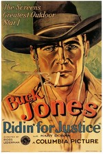 Buck Jones 'Ridin' for Justice' 1930s Western Movie Poster 🎬 24x36” picture
