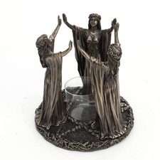 Veronese Design Wicca Triple Goddess Festive Ritual Cold Cast Resin Antique picture