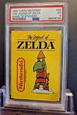 1989 TOPPS NINTENDO GAME TIP STICKERS #32 THE LEGEND OF ZELDA PSA 5 HOT RC picture