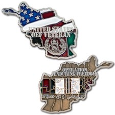 Operation Enduring Freedom Afghanistan Veteran Collectible Challenge Coin picture