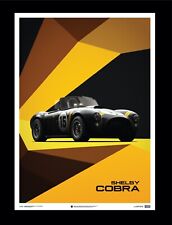 Shelby AC Cobra Mk II Black Art Print Poster Ltd Ed 1000 picture
