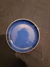 Vintage Leif Wessmann Ashtray Blue And Chrome Made In Norway picture